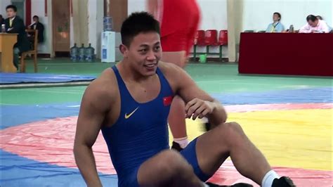 Freestyle Wrestling China 96kg Match Youtube
