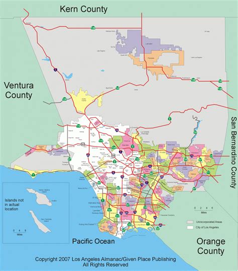 Los Angeles County Map