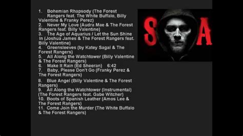 Sons Of Anarchy Season 7 Official Serie Soundtrack List Youtube