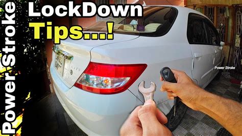 Lockdowntip Simple Lockdown Tips For Your Car Maintenance Tips Youtube
