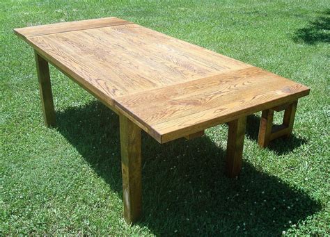 It is a versatile dining room centerpiece that is sure to become the focal gathering point in your apartment or home. Buy Hand Made Harvest Table And Benches With Extensions ...