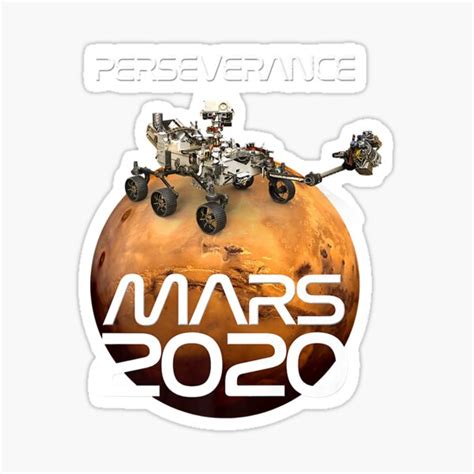 Perseverance is the rover of the mars 2020 mission, part of nasa's mars exploration program of robotic exploration of the red planet. Mars 2020 Stickers | Redbubble