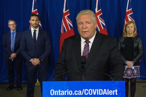 On monday, ford said his government was reviewing responses to a letter sent last thursday that solicited advice on reopening schools from a range of expert groups including. WATCH: Premier Doug Ford makes announcement - Sudbury.com