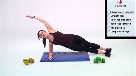 How To Perform A Side Plank With Side Crunch Youtube