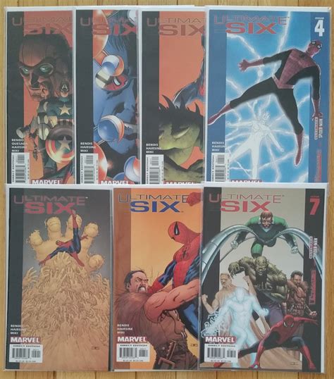 Marvel Comics Ultimate Six 1 7 Complete Series Run Comics To