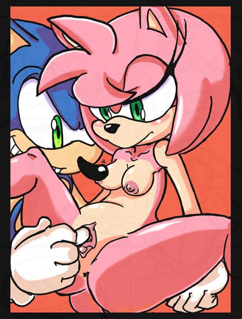 Rule 34 Amy Rose Anthro Ass Black Nose Blue Hair Breasts Closed Mouth