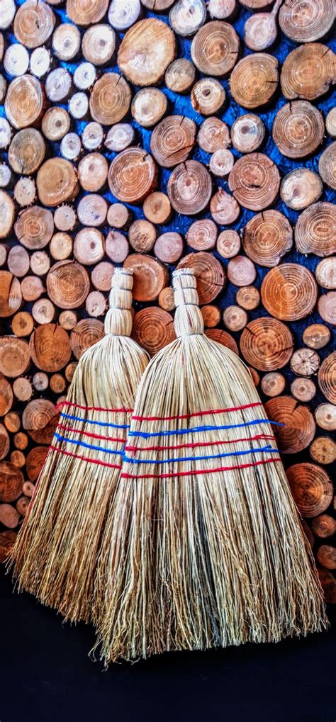 Handmade Brooms Natural Rustic Broom Customary T Housewarming