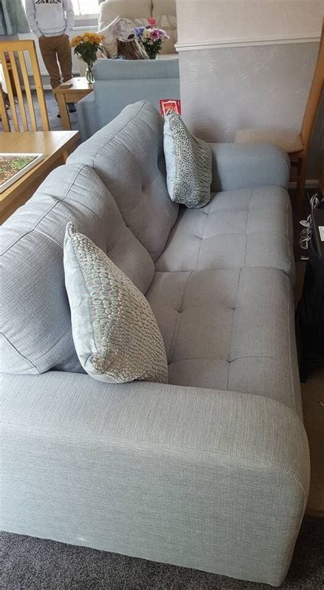 Two Lovely Blue Mint Sofas In Ip1 For Collection Only In Ipswich
