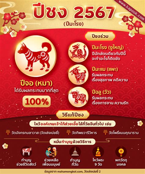 Infographic รูปภาพ ปีชง 2567