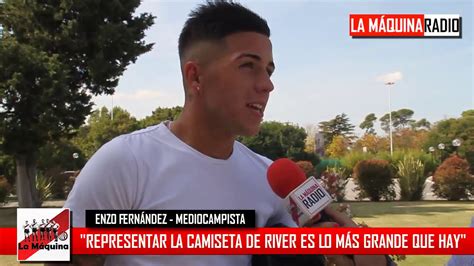 Maybe you would like to learn more about one of these? ENZO FERNÁNDEZ: "REPRESENTAR LA CAMISETA DE RIVER ES LO ...