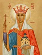 Icon of St. Ludmilla of Bohemia - (1LB10)