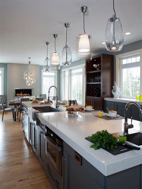 The tiles flooring makes it classy while the tv in front adds entertainment while enjoying the a hanging, pendant light will assist with creating the modern, sophisticated look you were hoping to achieve with a coffered ceiling if it's placed inside of. 7 foot long kitchen island | Zion Modern House