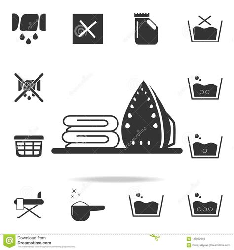 Ironing Icon Detailed Set Of Laundry Icons Premium Quality Graphic