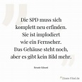 Renate Künast: Die SPD muss sich komplett neu erfinden. Sie ist ...