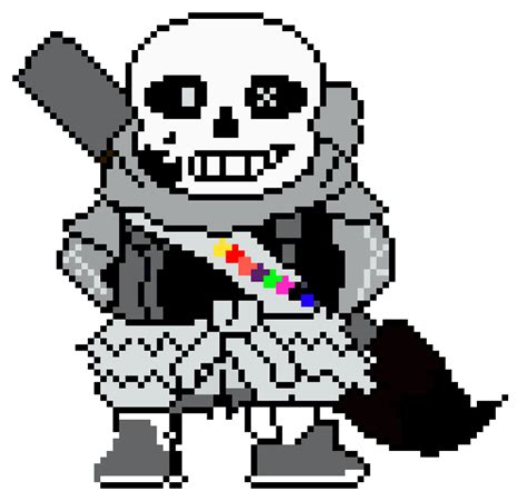 Join imgur emerald to award accolades! Make your own Ink Sans :3 | Pixel Art Maker