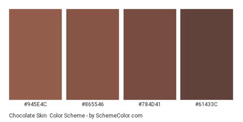 Chocolate Skin Color Scheme Brown