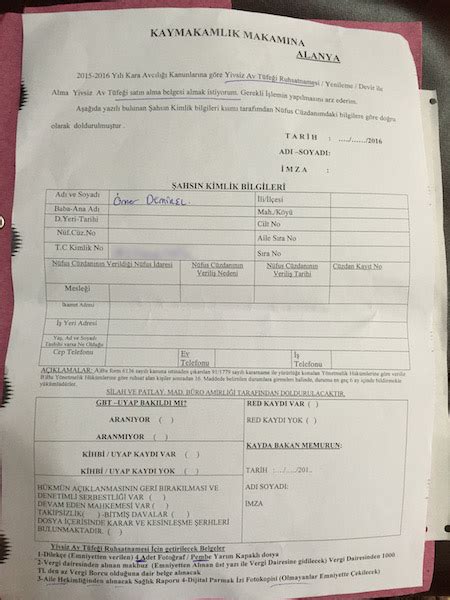 Yivsiz Av Tüfeği Ruhsatı Nasıl Alınır? – Ömer Demirel