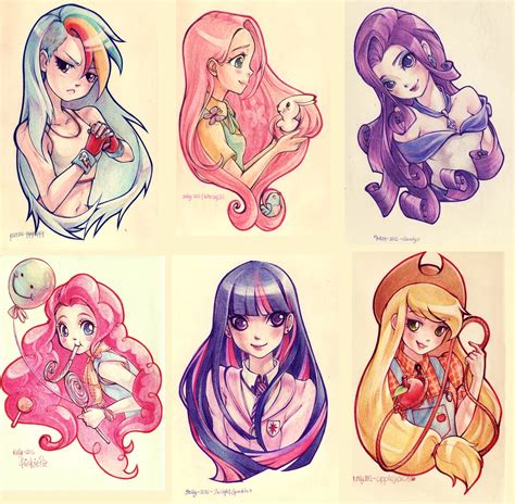 The Girls As Humans My Little Pony Friendship Is Magic Photo