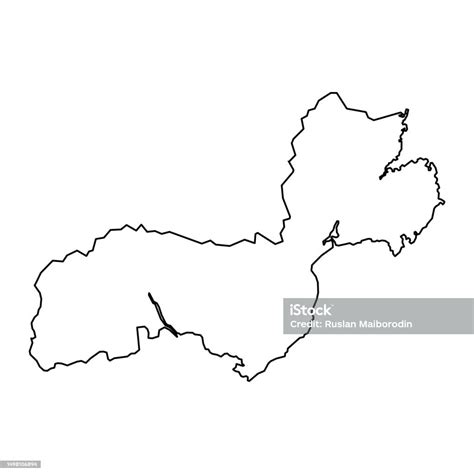 Newry Mourne And Down Map District Administratif Dirlande Du Nord Illustration Vectorielle