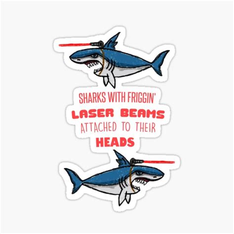 Miso soon left, dissatisfied with eve and what it had to offer. Sharks With Laser Beams Stickers | Redbubble