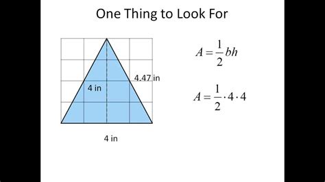 Area Of Rectangles And Triangles Simplifying Math Youtube