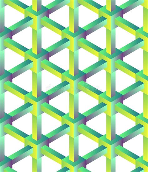Hexagonal Geometric Pattern Stock Vector Illustration Of Polygon
