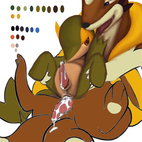 rule 34 color cum feral floatzel front view fur insertion interspecies male male only multiple