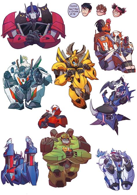 Tfn Transformers Prime Sticker Sheets Autobots And Decepticons Aaand