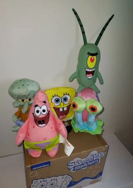 Just Play Spongebob Squarepants Bikini Bottom Buddies Plush Set Of 5