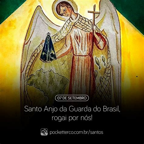 Santo Anjo Da Guarda Do Brasil Pocket Terço