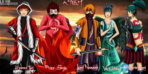 Ninja Saga Team By Bionelang99 On Deviantart