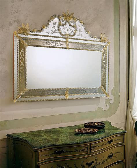 AV-0410 Horizontal Venetian Mirror - David Michael Furniture