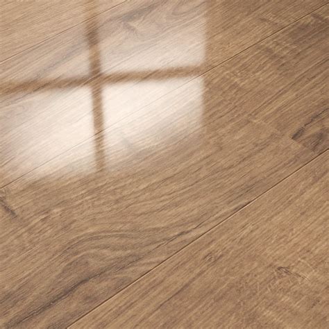 Elesgo Glamour Life 8mm Amber Oak High Gloss Laminate Flooring 774712