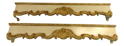 Friedman Brothers Hand Carved Wooden Cornices A Pair Chairish