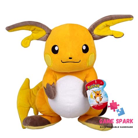 2021 New Pokemon Raichu Plush Stuffed Animal Toy Large 12 Etsy