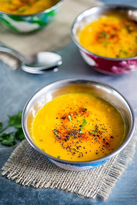 Red Lentil Soup With Carrots And Parsnips Supergolden Bakes