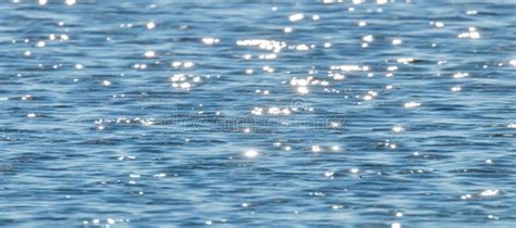 Water Surface Sea Surface Water Background Blue Water Surface Stock