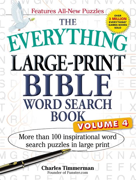 The Everything Large Print Bible Word Search Book Volume