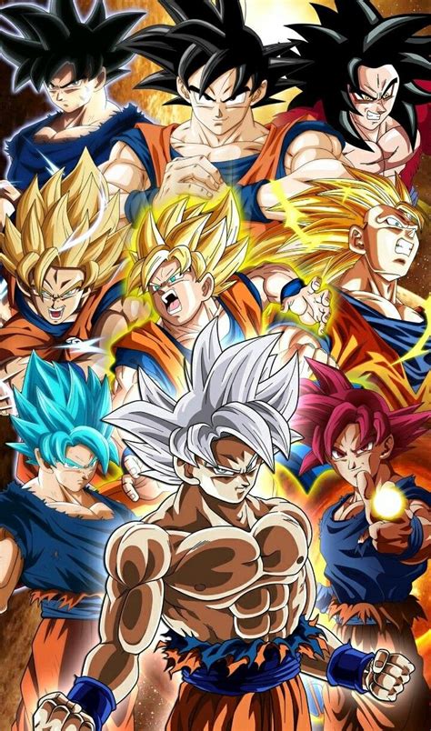 Todas Las Fases De Goku Personagens De Anime Anime Goku Vs Freeza