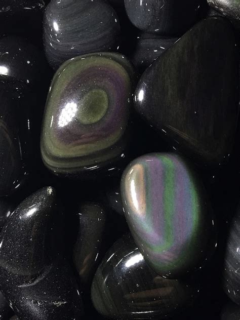Tumbled Stones Obsidian Rainbow Tumbled Stones 250g