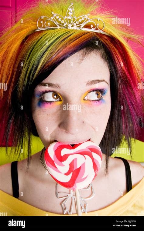 Alternative Lollipop Sucker Stock Photo Alamy
