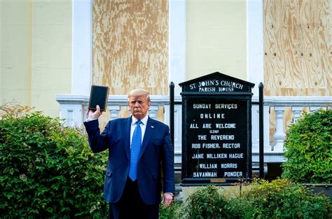 Opinion | Trump's Bible Brandishing Insults the Church Behind Him - The 