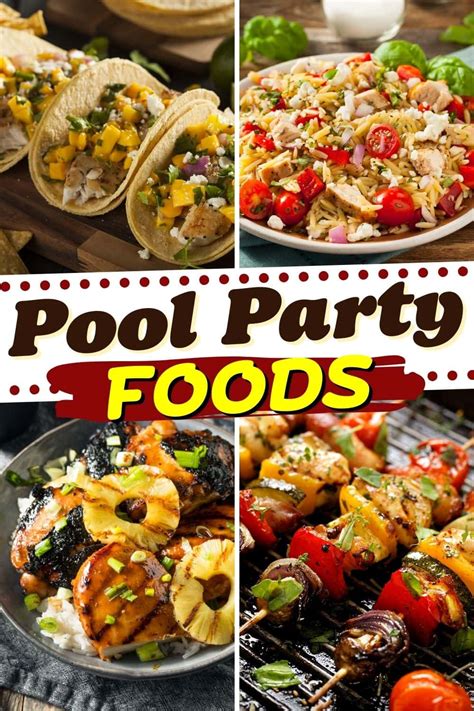 33 Best Pool Party Foods For A Day In The Sun Insanely Good