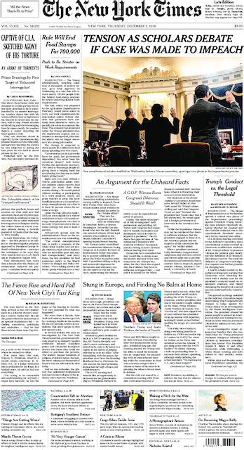 The New York Times International Edition In Print For Friday Dec 6