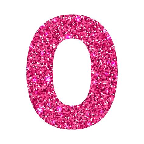 Pink Glitter Letters And Numbers Png Etsy