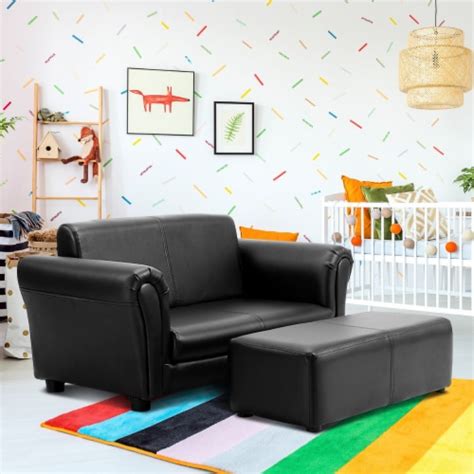 Costway Kids Sofa Armrest Chair Couch Lounge In Black 1 Unit Fred Meyer