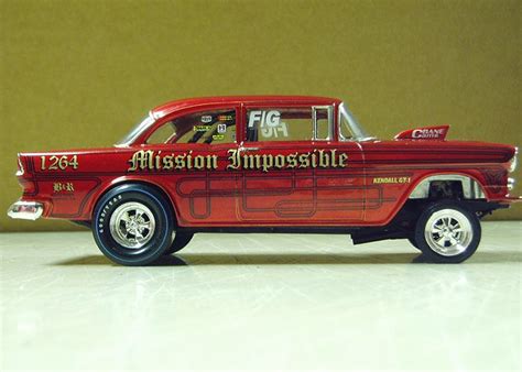 Mission Impossible 55 Chevy Gasser Model Cars Kits Plastic Model