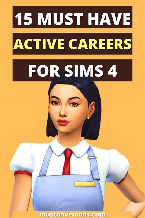 15 Best Sims 4 Custom Active Careers Sims 4 Career Mods Sims 4