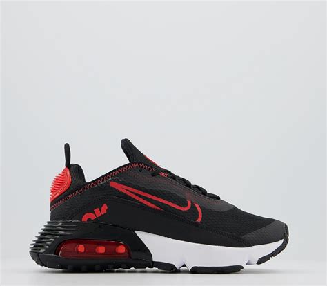 Nike Air Max 2090 Gs Trainers Black Chile Red Black Black Unisex