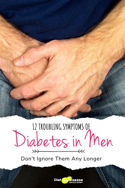 11 Troubling Symptoms Of Diabetes In Men Dont Ignore Any Longer